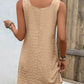 Asymmetrical Neck Sleeveless Dress