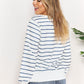 Double Take Striped Long Sleeve Round Neck Top