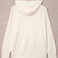 Drop Shoulder Hoodie with Slit