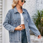 Button Up Long Sleeve Denim Jacket