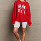 Simply Love Full Size GAME DAY Graphic Sweatshirt