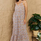 HEYSON Take Your Chances Full Size Floral Halter Neck Maxi Dress