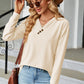 V-Neck Long Sleeve T-Shirt