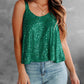 Sequin Scoop Neck Tank