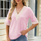 V-Neck Half Sleeve T-Shirt