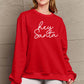 Simply Love Full Size HEY SANTA Graphic Sweatshirt