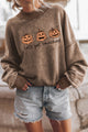 LET'S GET SMASHED Graphic Sweatshirt Camel