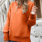 Dropped Shoulder Slit Sweatshirt