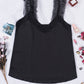 Eyelash Trim Spliced Lace Tank