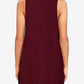 Full Size Round Neck Sleeveless Dress with Pockets