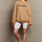 Simply Love Full Size BE NICE Graphic Sweatshirt