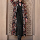 Printed Open Front Long Sleeve Outerwear