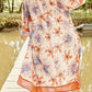 Floral Open Front Duster Cover Up