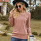 Square Neck Long Sleeve Blouse