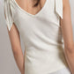 V-Neck Tie Shoulder Tank