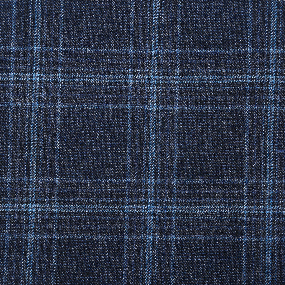 562-4 Men's Slim Fit Wool Stretch Checked Suits