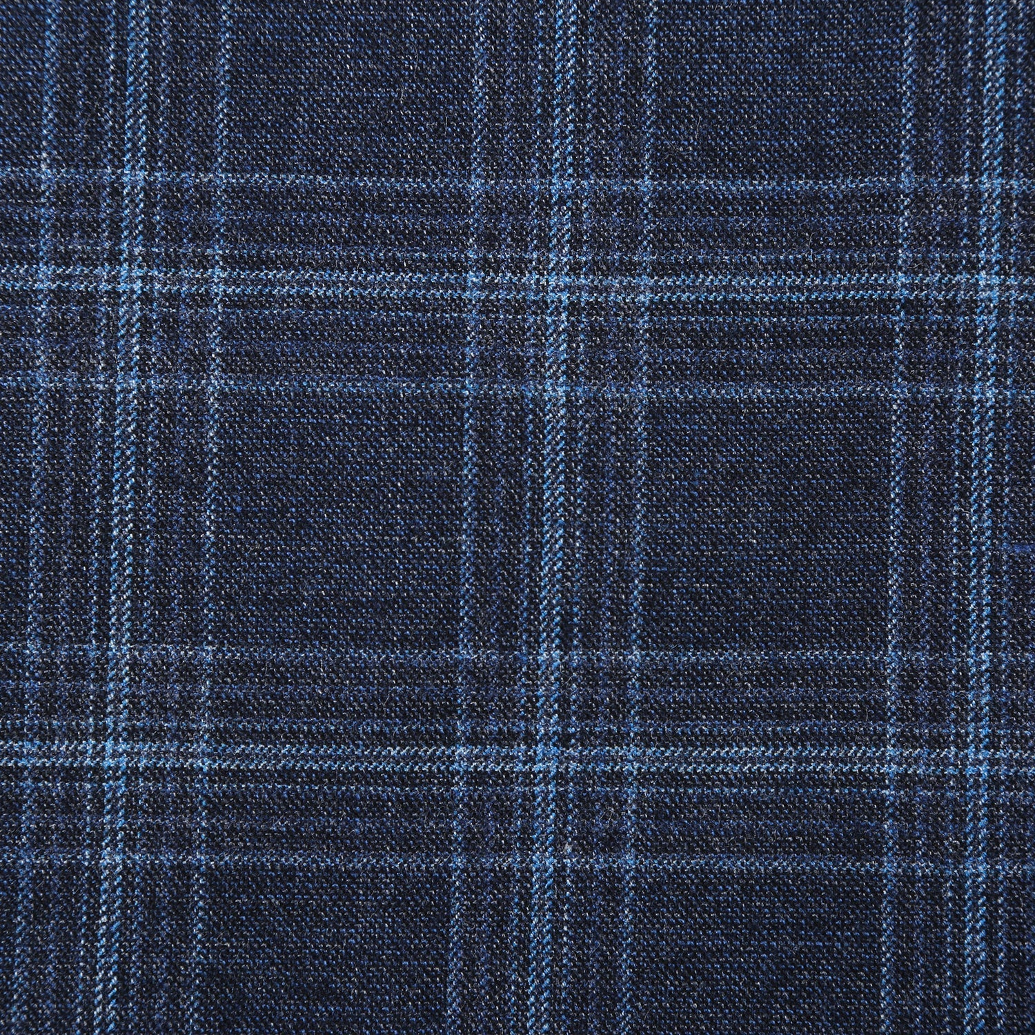 562-4 Men's Slim Fit Wool Stretch Checked Suits