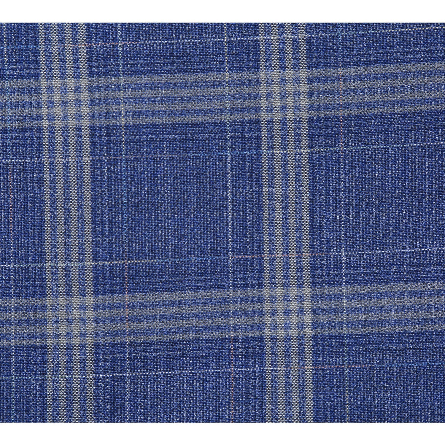 82-60-400EL Blue with Marigold Check Suit
