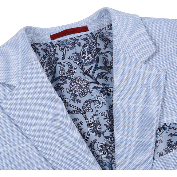 294-64 Men's Classic Fit Blazer LIGHT BLUE L44 Classic Fit