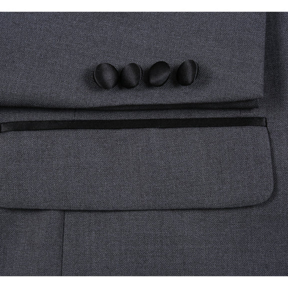 201-4 Men's New Slim Fit Peak Tuxedo
