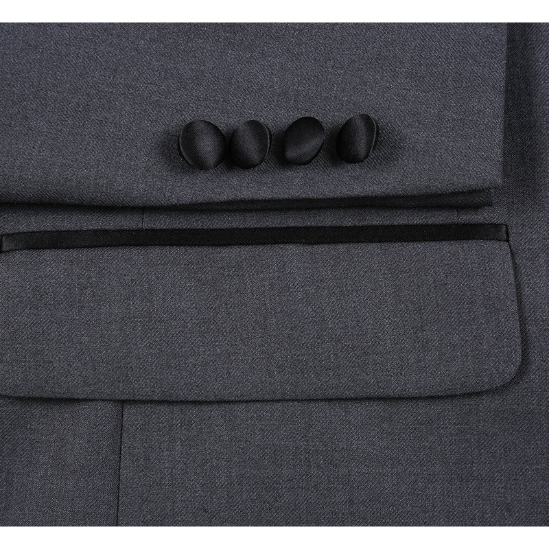 201-4 Men's New Slim Fit Peak Tuxedo