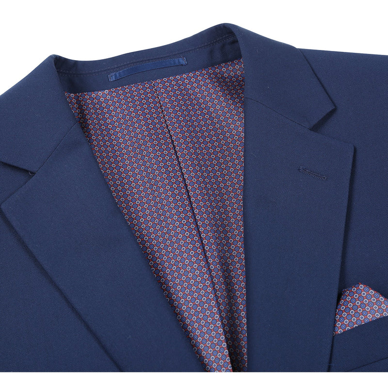 201-19 Men's Classic Fit Blazer NAVY L44 Classic Fit