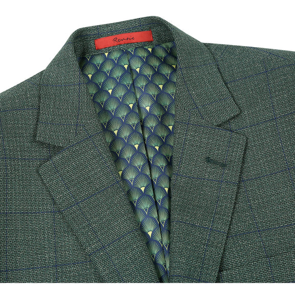 294-36 Men's New Slim Fit Blazer GREEN L44 New Slim Fit