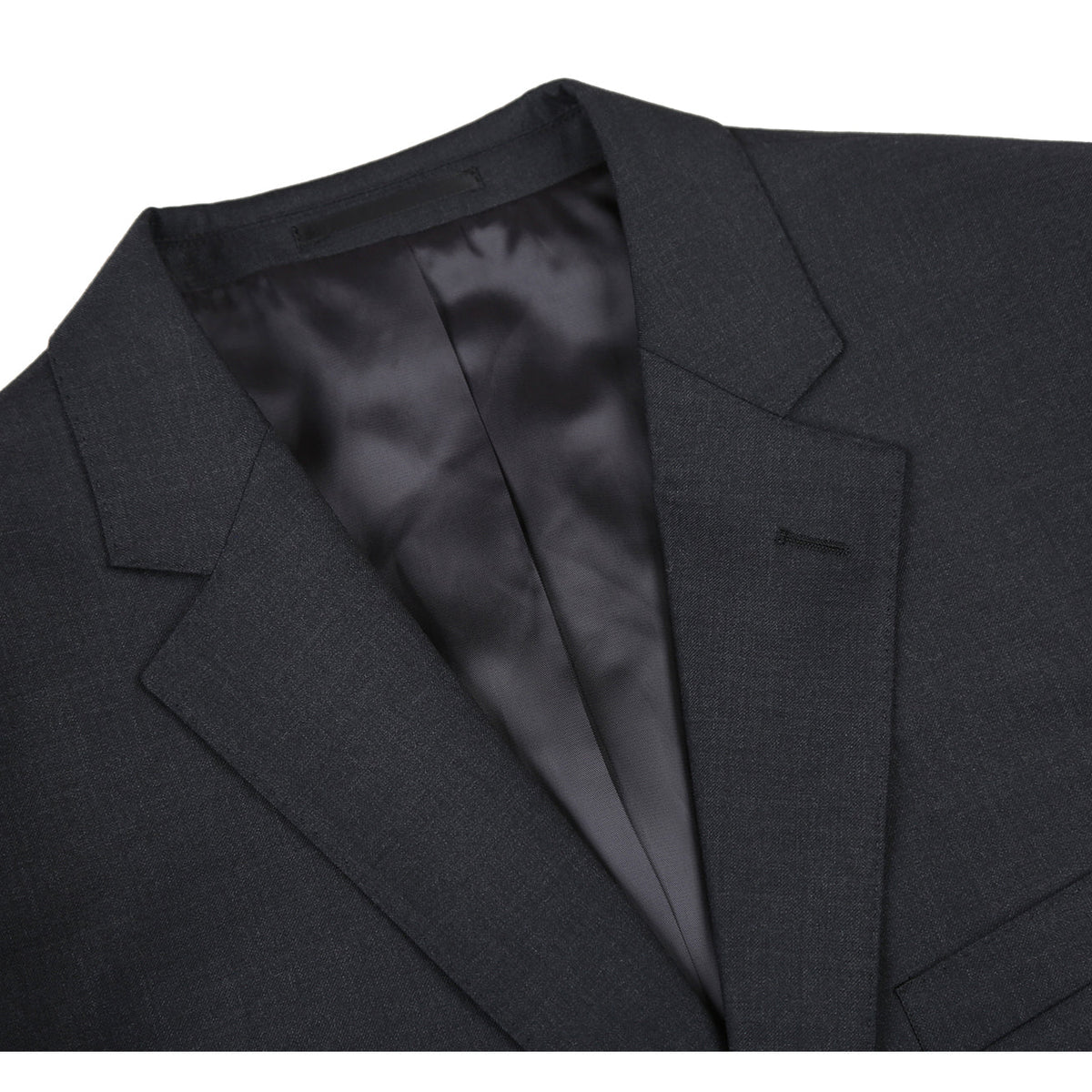 Men's 2-Piece Notch Lapel Wool Stretch Suit