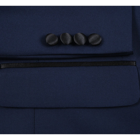 201-19 Men's New Slim Fit Peak Tuxedo