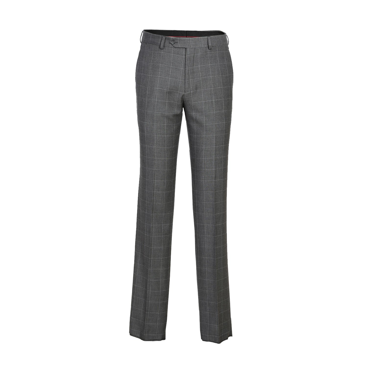 82-54-092EL Slim Fit Gray Windowpane Suit