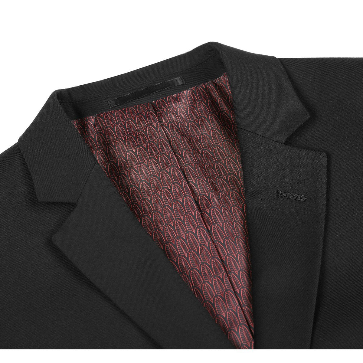 2110-1 Men's Slim Fit Solid Stretch 2-Piece Suit