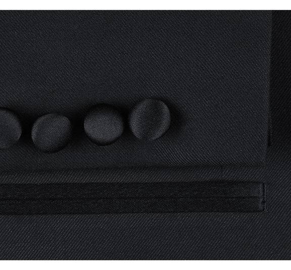 201-1 Men's Satin Notched Lapel 2-Piece Tuxedo Suit