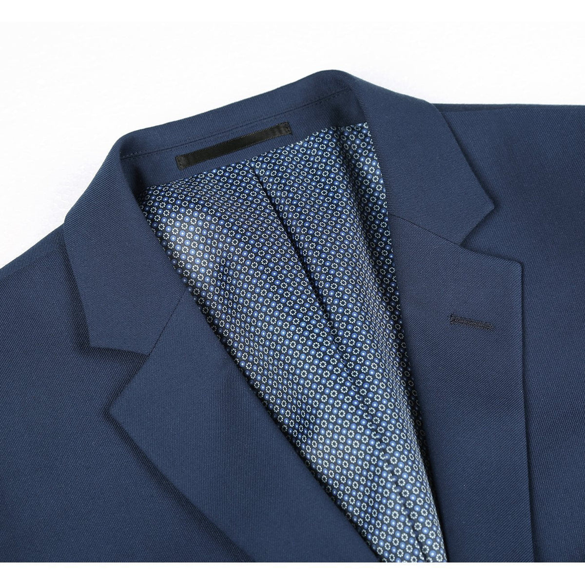 2110-19 Men's Slim Fit Solid Stretch 2-Piece Suit