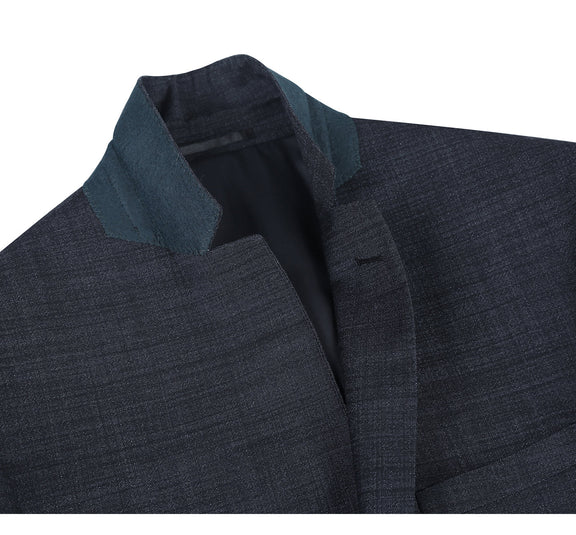 558-2 Men's Slim Fit Wool Suit