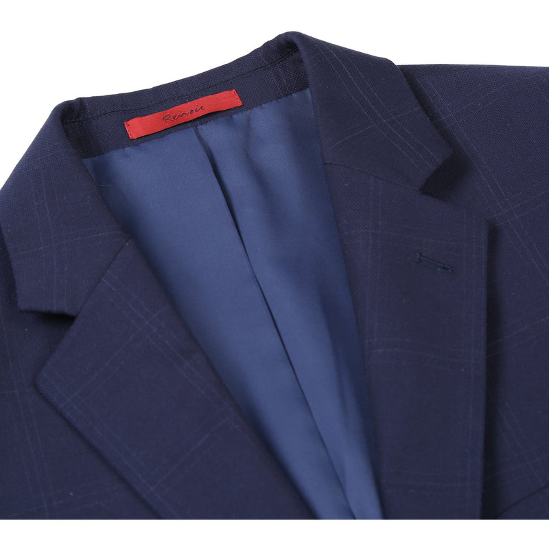 293-29 Men's New Slim Fit Checked Suits