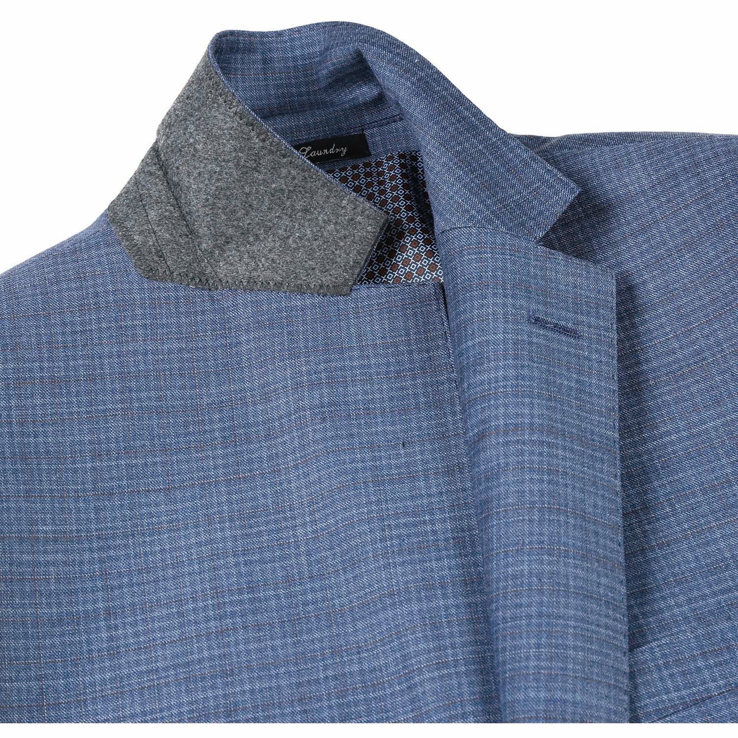 EL82-60-402 Pale Blue Wool Suit