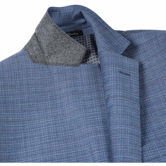 EL82-60-402 Pale Blue Wool Suit