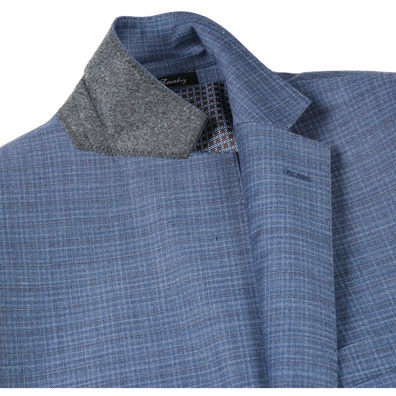 EL82-60-402 Pale Blue Wool Suit