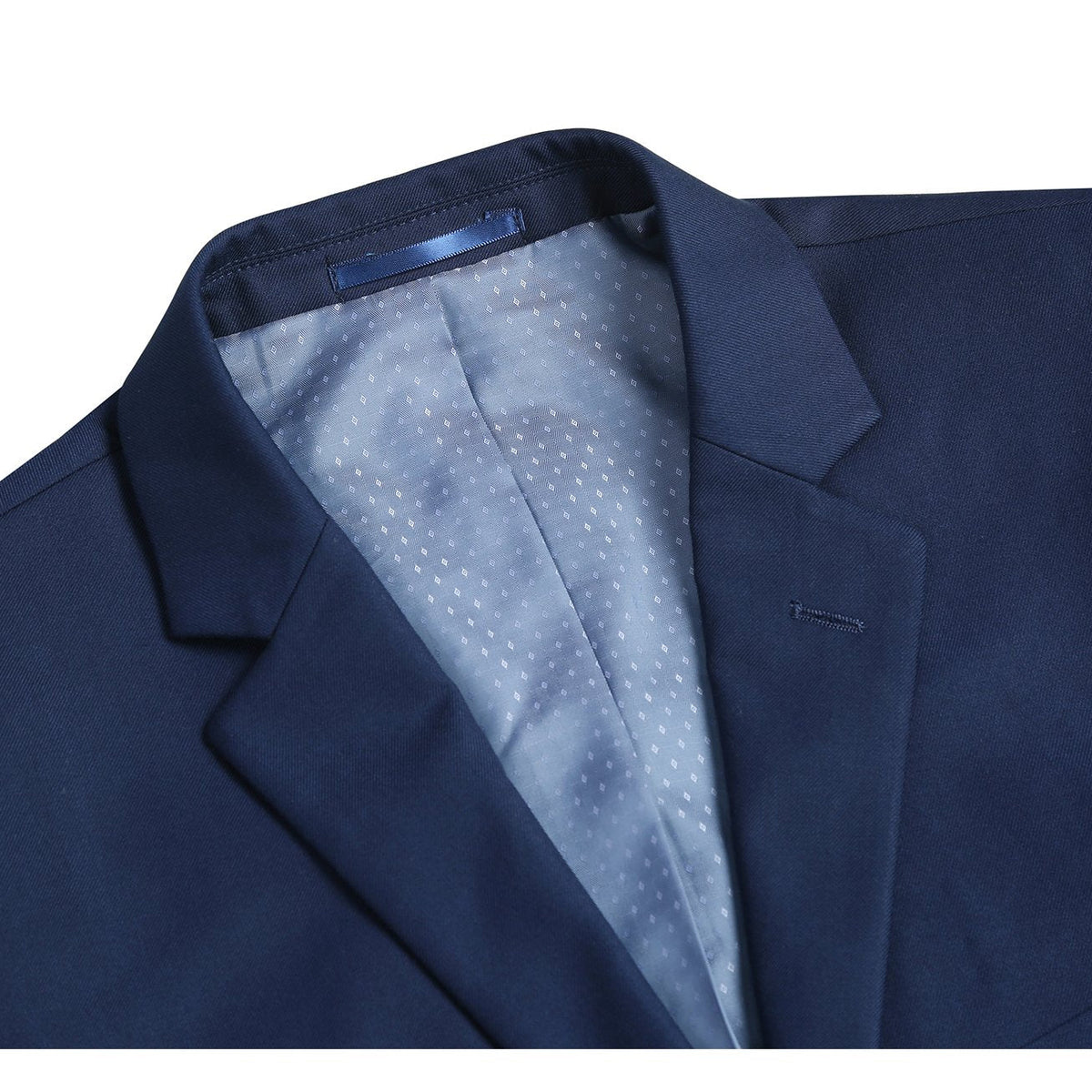 201-18 Men's 2-Piece Slim Fit Single Breasted Notch Lapel Suit