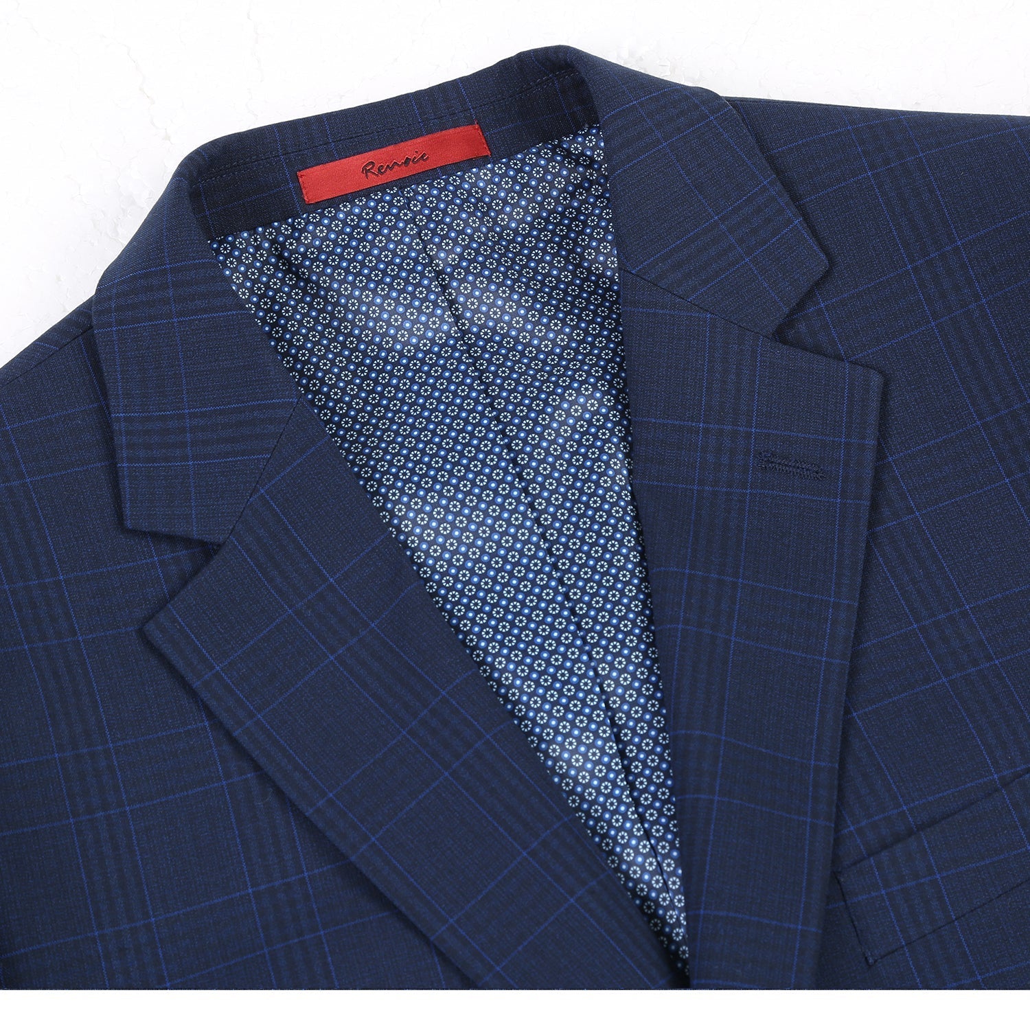 293-26 Men's Classic Fit Checked Suits