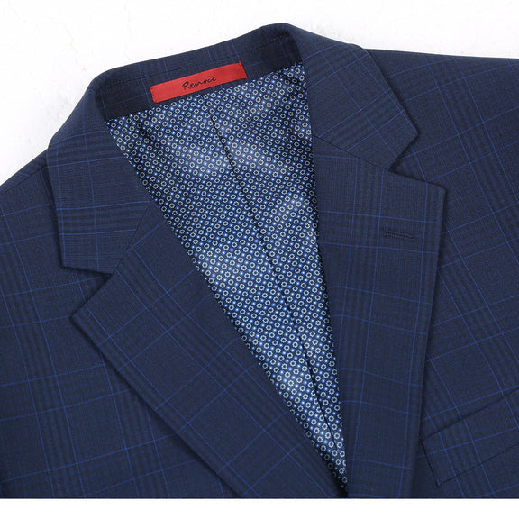 293-26 Men's Classic Fit Checked Suits
