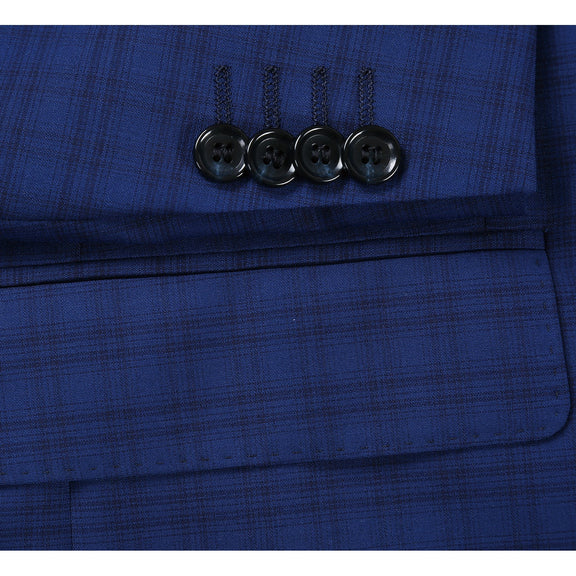 564-2 Men's Classic Fit Wool Suit