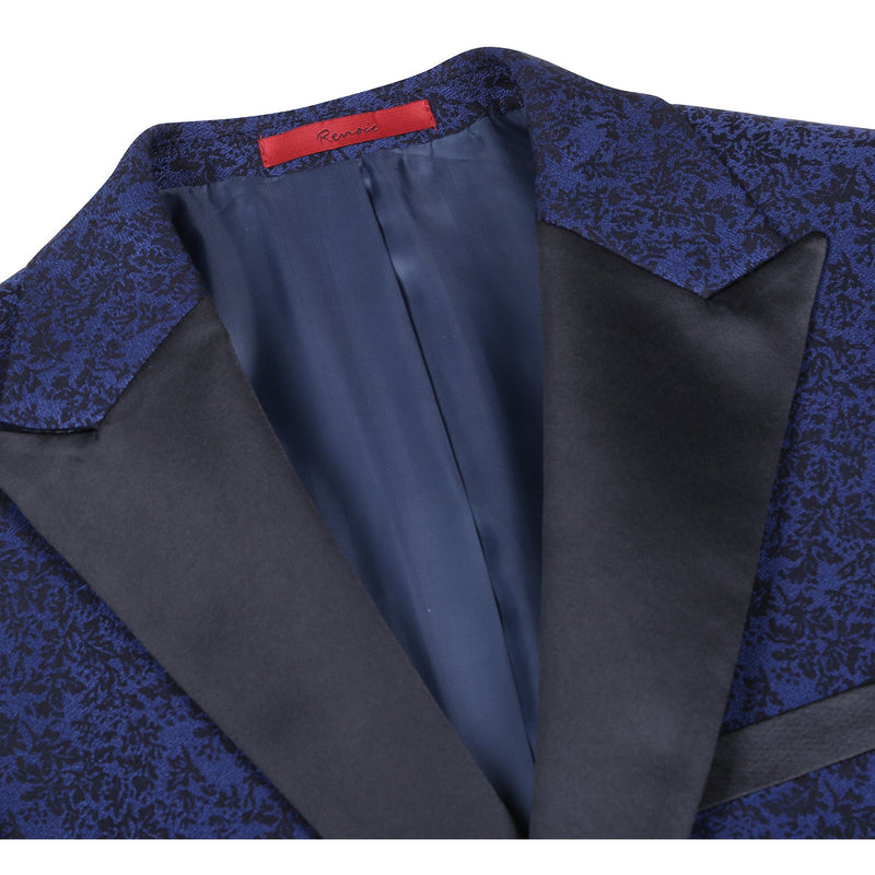 290-17 Men's New Slim Fit Tuxedo Jacket ROYAL BLUE L44 New Slim Fit