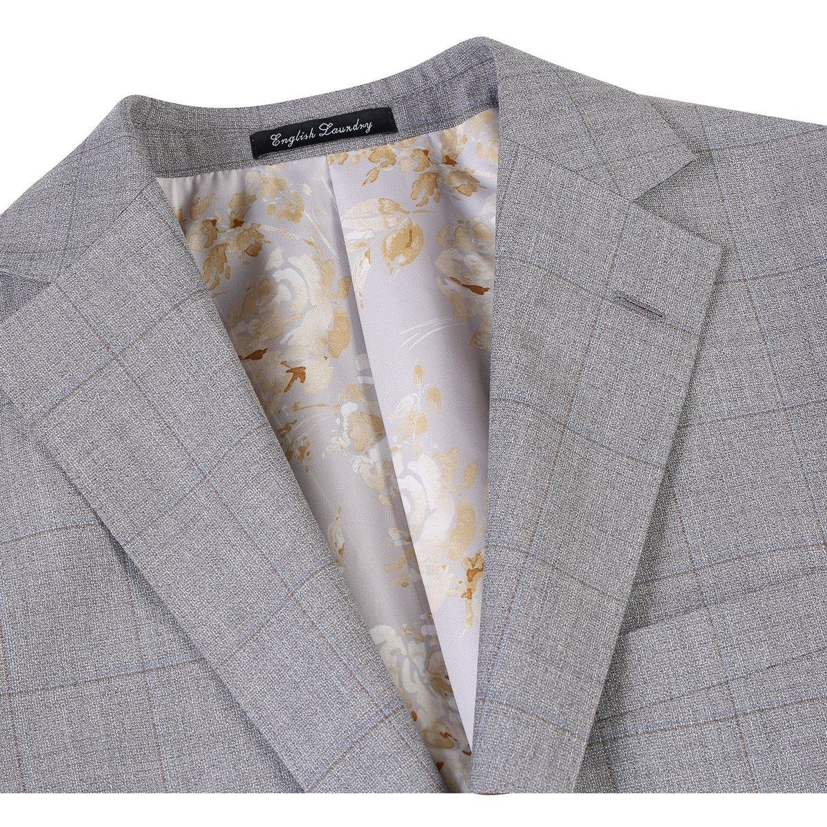 EL92-50-600 Stone Grey Wool Suit