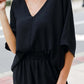 V-Neck Half Sleeve Blouse