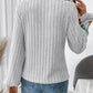 Embroidered Round Neck Long Sleeve Top