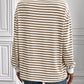 Ivy Lane Striped Round Neck Long Sleeve Sweatshirt