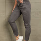 Baeful Button Fly Hem Detail Skinny Jeans