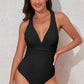 Crisscross Wide Strap One-Piece Swimwear