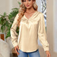 V-Neck Long Sleeve Top